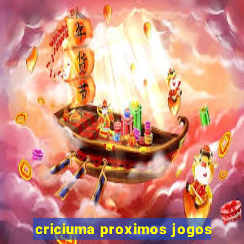 criciuma proximos jogos